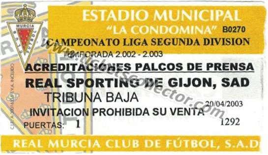 2002-03 Murcia Sporting
