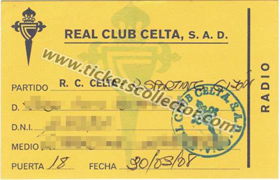 2007-08 Celta Sporting I