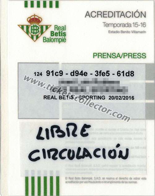 2015-16 Betis Sporting Liga
