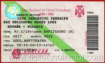1994-02-09 España Polonia (Absoluta)