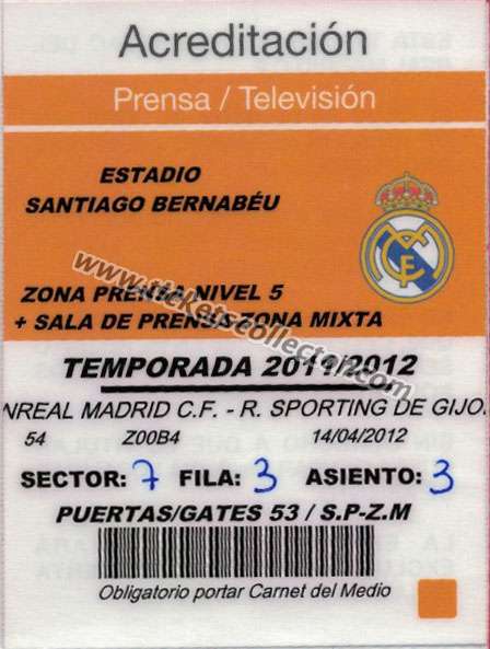 2011-12 Real Madrid Sporting II