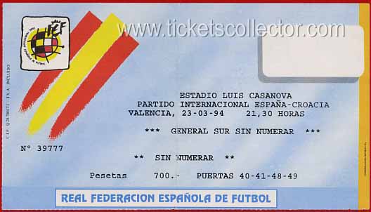 1994-03-23 España Croacia (Absoluta)