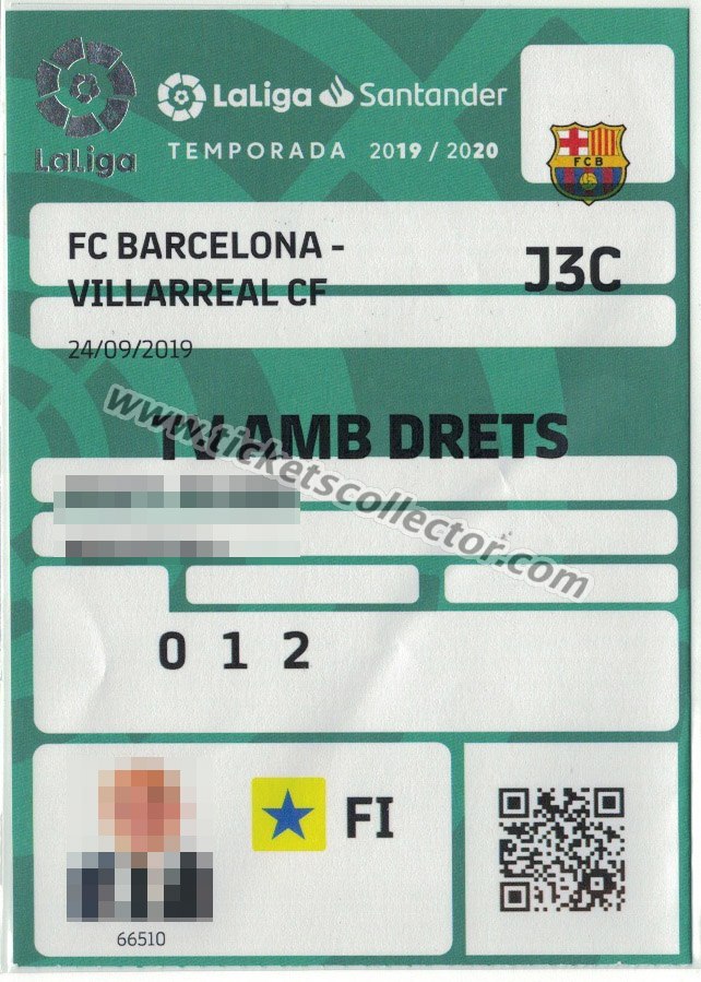 2019-20 Barcelona Villarreal