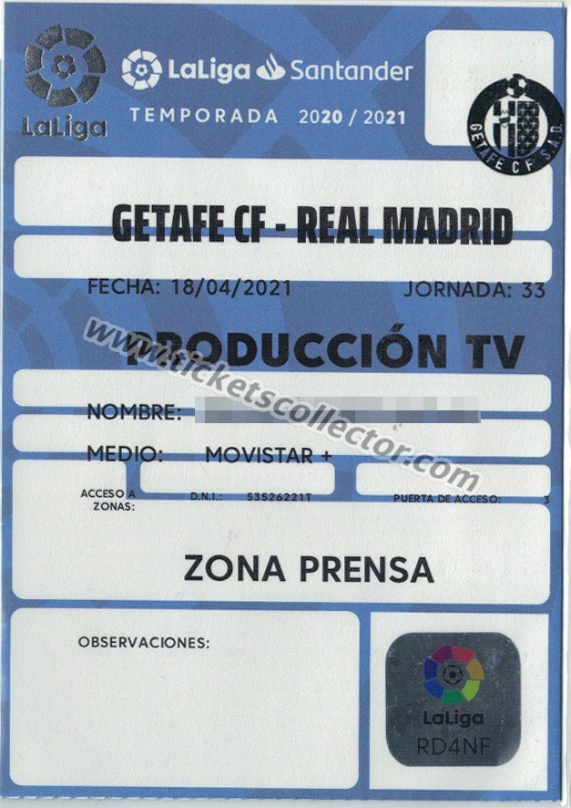 2020-21 Getafe Real Madrid