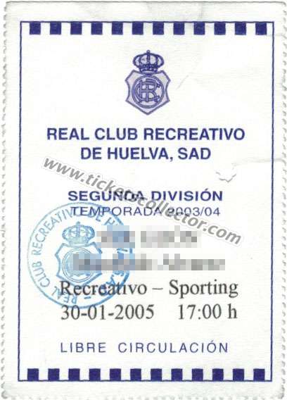2004-05 Recreativo Sporting