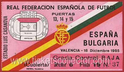 1985-12-18 España Bulgaria (Absoluta)