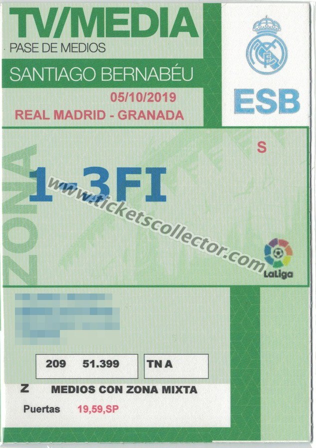 2019-20 Real Madrid Granada