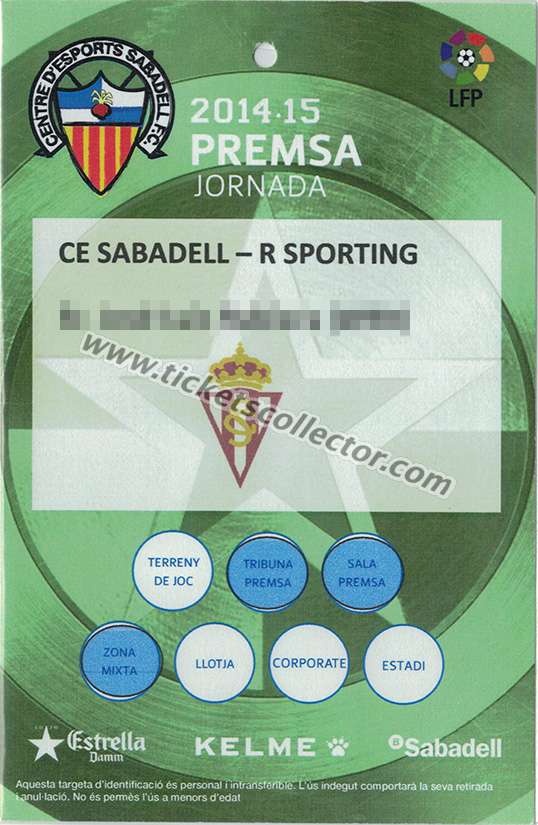 2014-15 Sabadell Sporting II