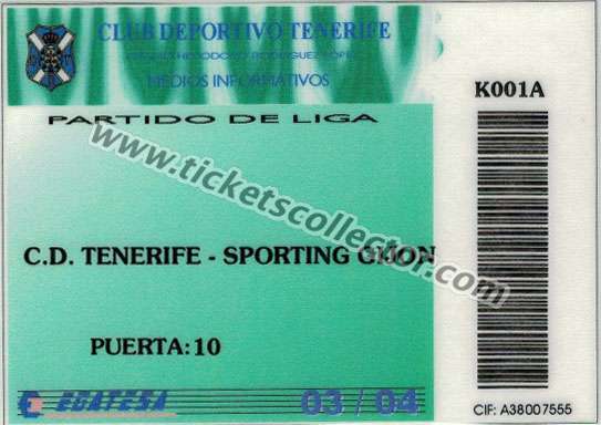 2003-04 Tenerife Sporting I