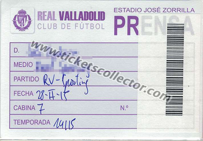 2014-15 Valladolid Sporting II