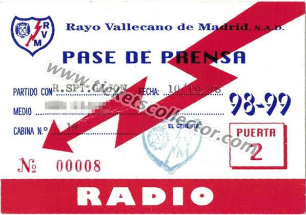 1998-99 Rayo Vallecano Sporting