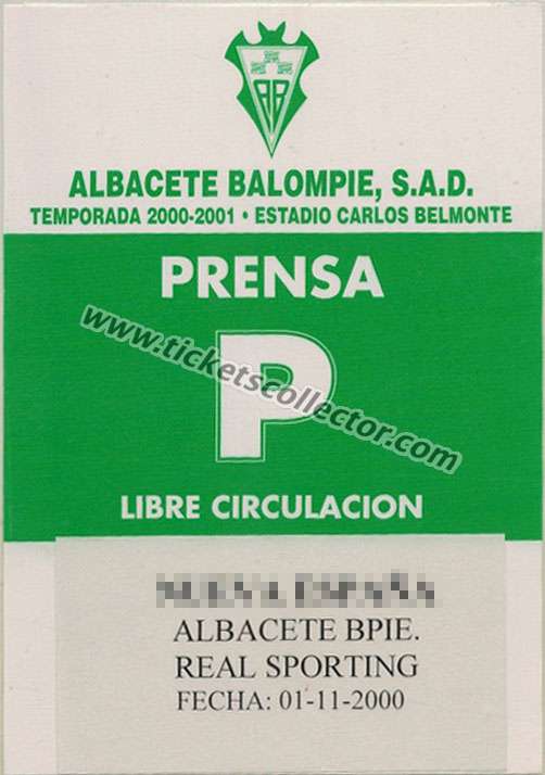 2000-01 Albacete Sporting