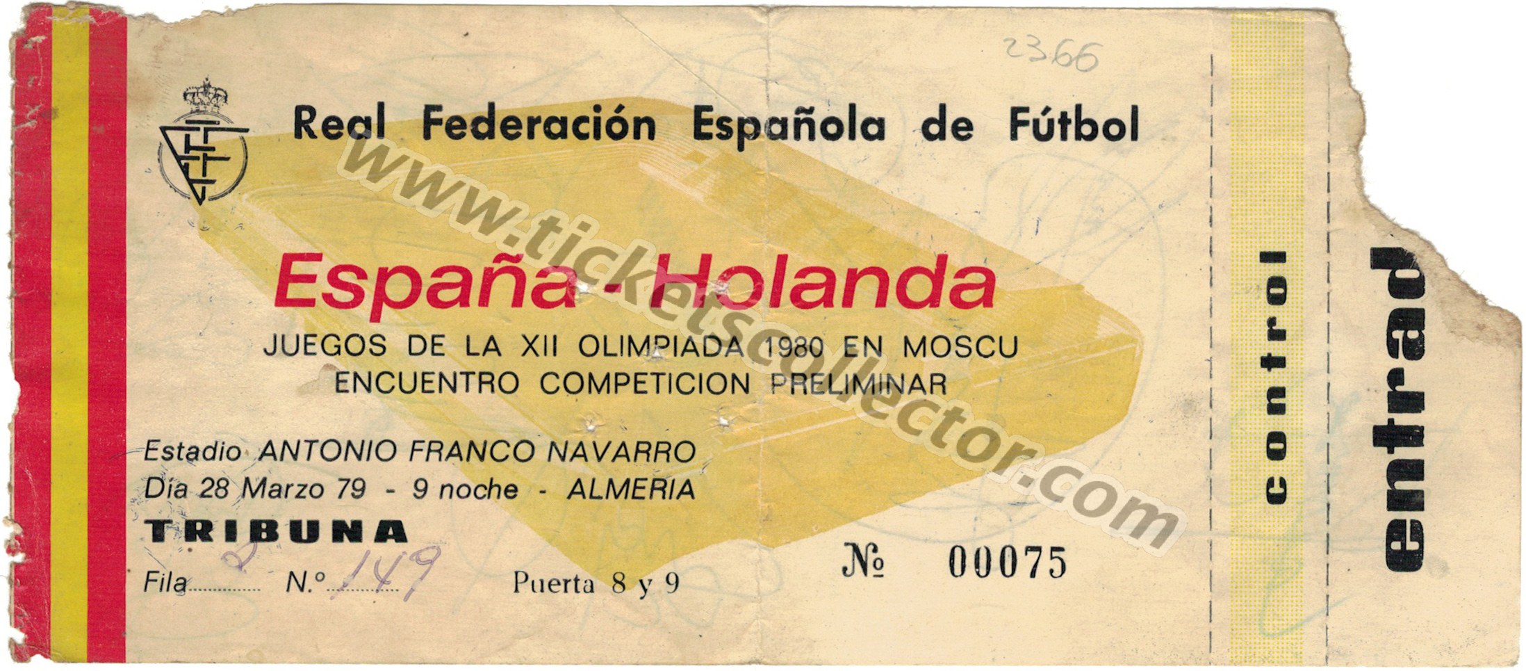 1979-03-29 España Holanda (amateur)