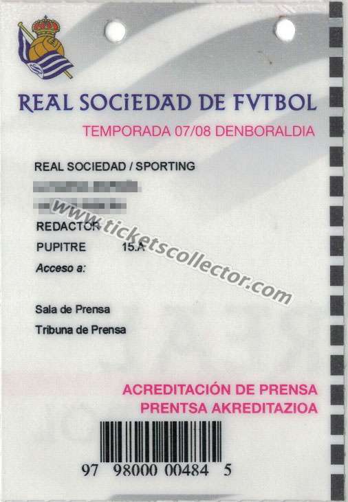 2007-08 Real Sociedad Sporting