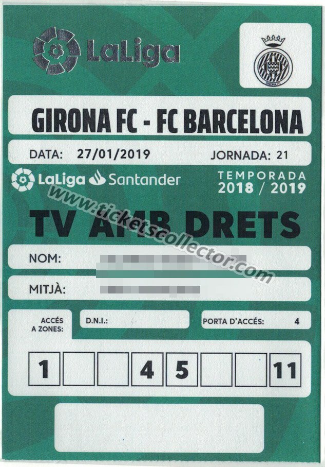 2018-19 Girona Barcelona