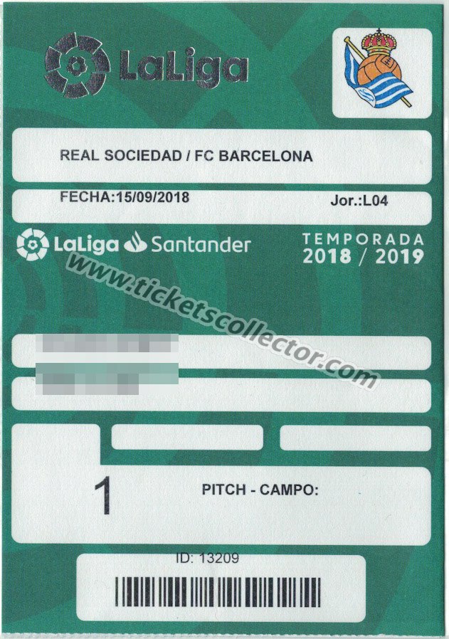 2018-19 Real Sociedad Barcelona