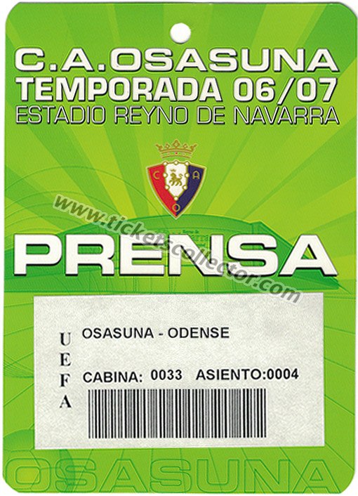 2006-07 Osasuna Odense