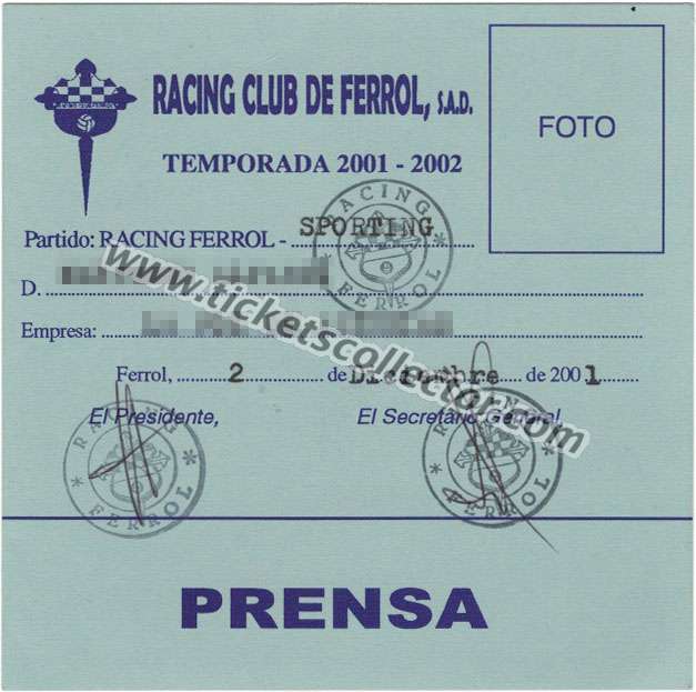 2001-02 Ferrol Sporting