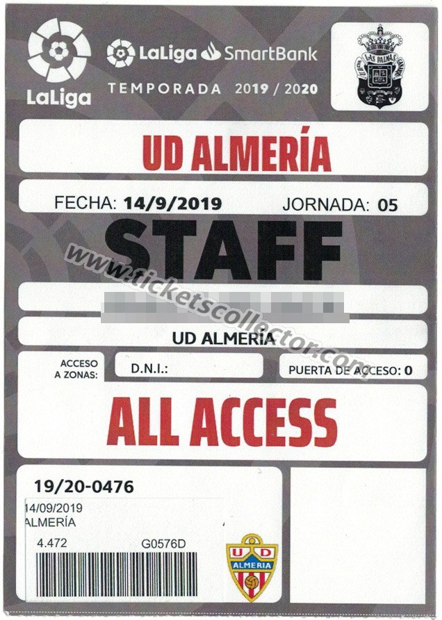 2019-20 Las Palmas Almería
