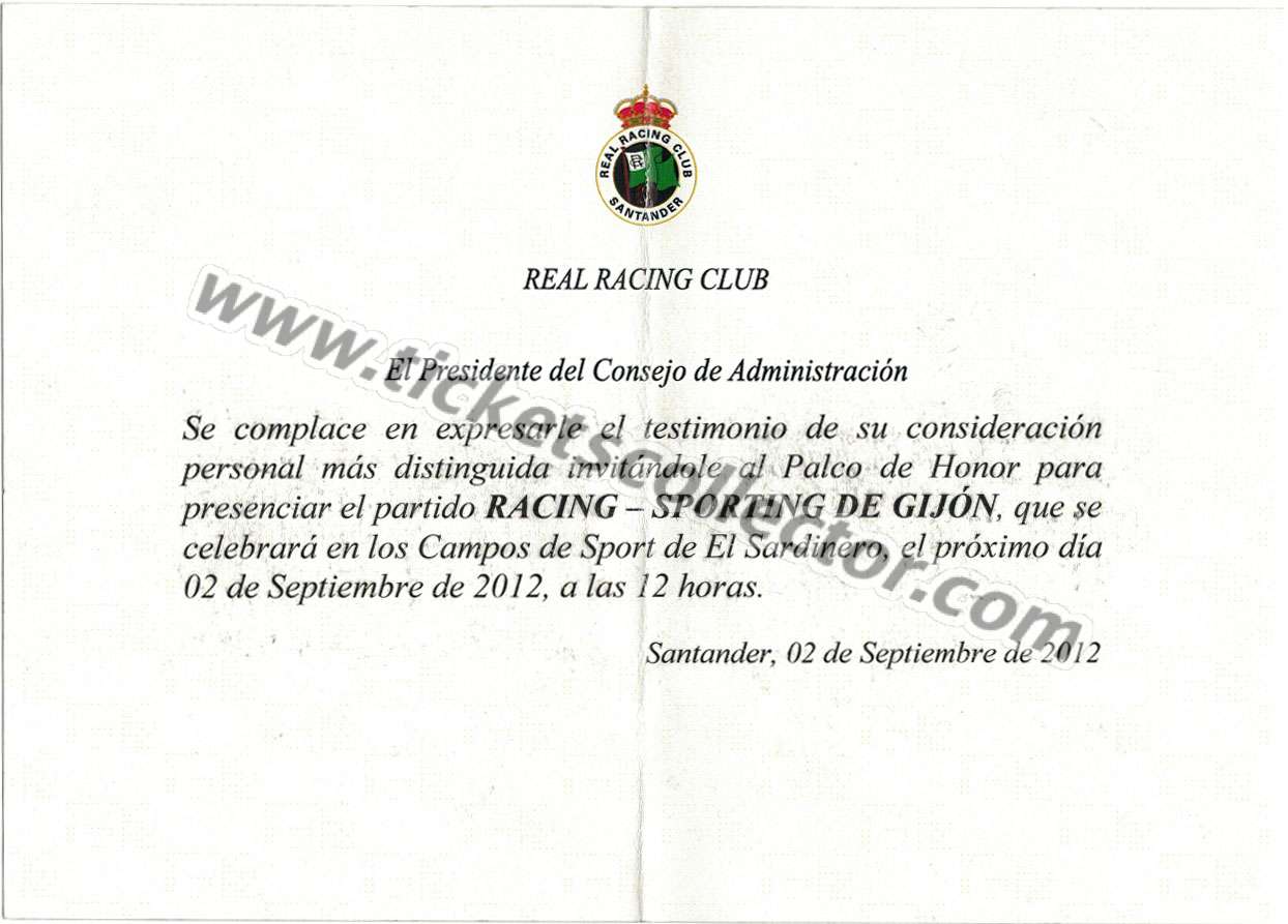 2012-13 Racing Sporting