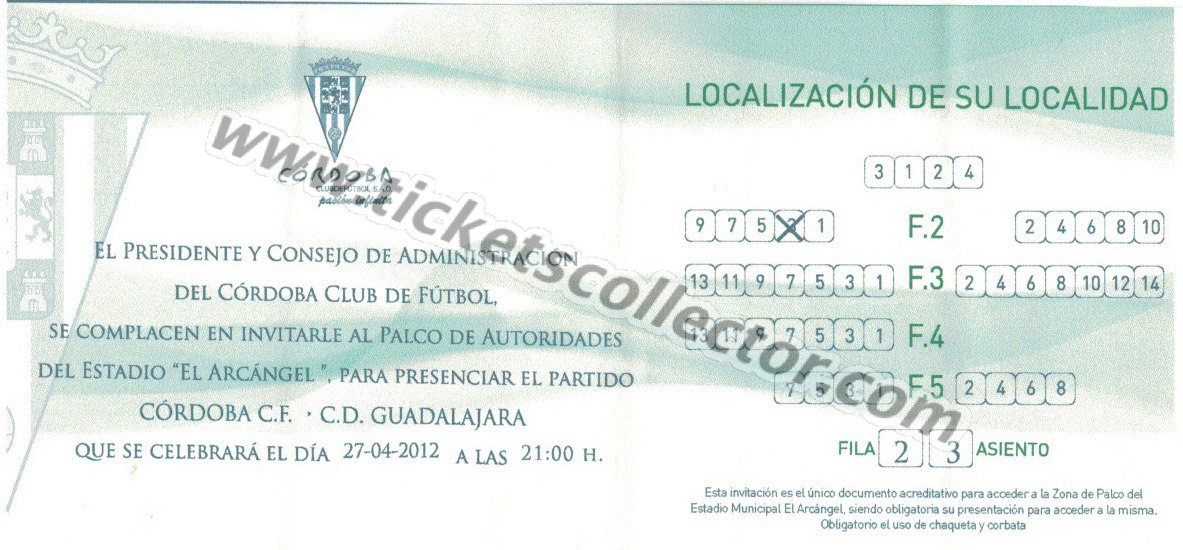 2011-12 Córdoba Guadalajara