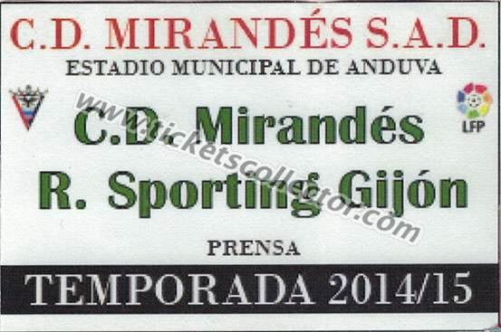 2014-15 Mirandés Sporting