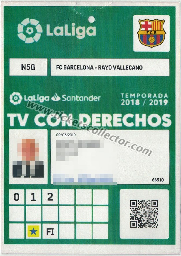 2018-19 Barcelona Rayo Vallecano