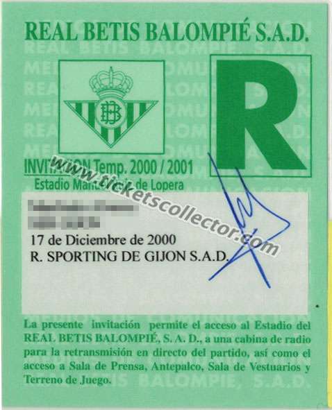 2000-01 Betis Sporting