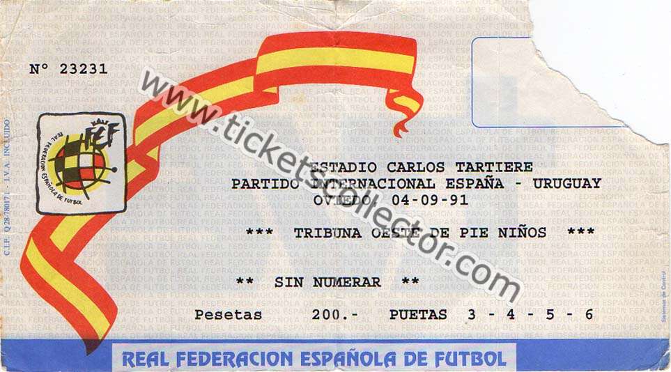 1991-09-04 España Uruguay (Absoluta)