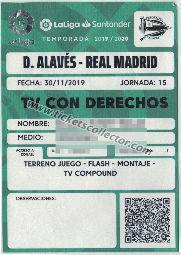 2019-20 Alavés Real Madrid