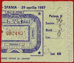 1987-04-29 Rumanía España (Absoluta)