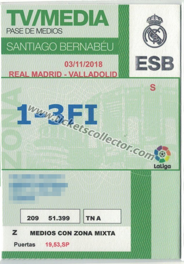 2018-19 Real Madrid Valladolid