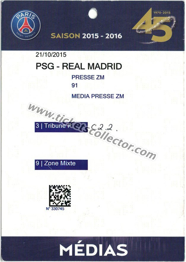 2015 PSG Real Madrid