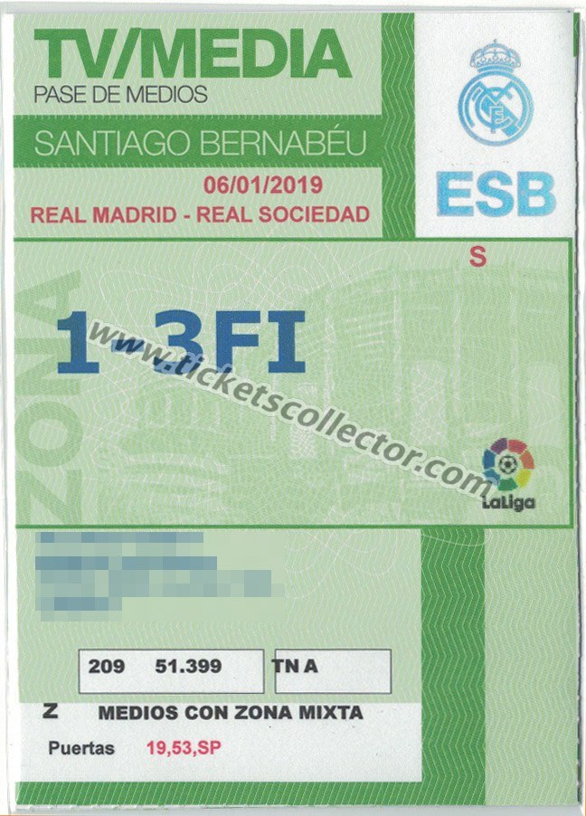 2018-19 Real Madrid Real Sociedad