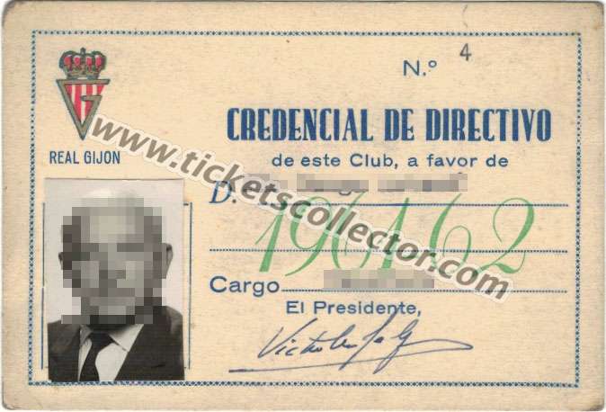 1961 Credencial de Directivo