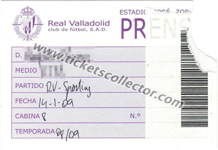 2008-09 Valladolid Sporting Copa