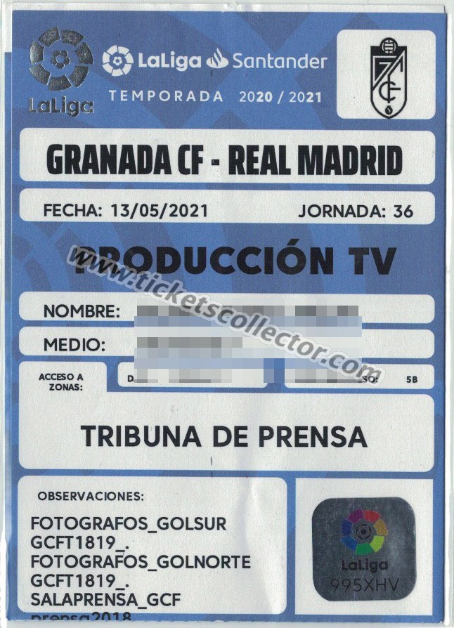 2020-21 Granada Real Madrid