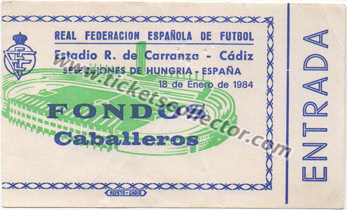 1984-01-18 España Hungría (Absoluta)