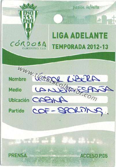 2012-13 Córdoba Sporting II