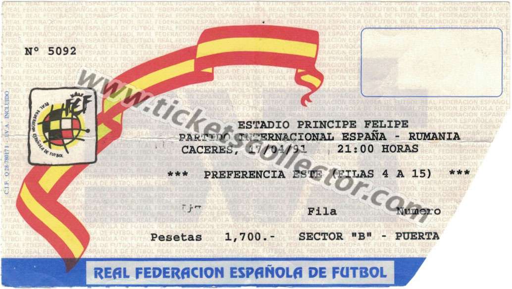 1991-04-17 España Rumanía (Absoluta)