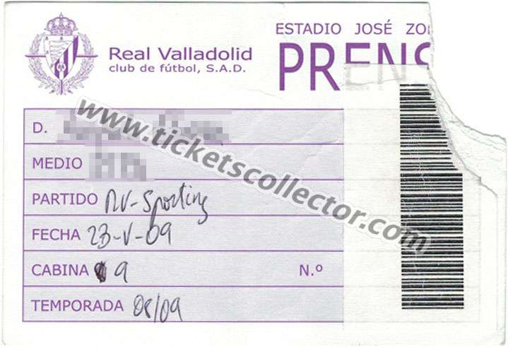 2008-09 Valladolid Sporting Liga