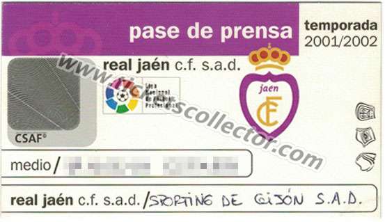 2001-02 Jaén Sporting