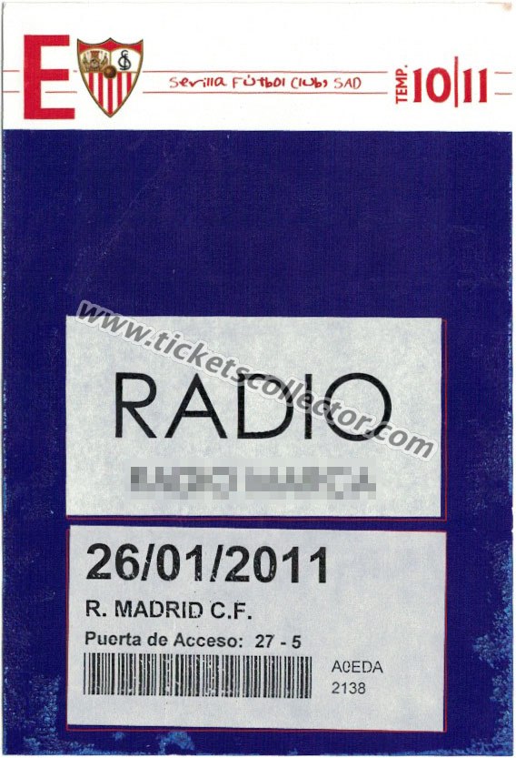 2011 Sevilla Real Madrid