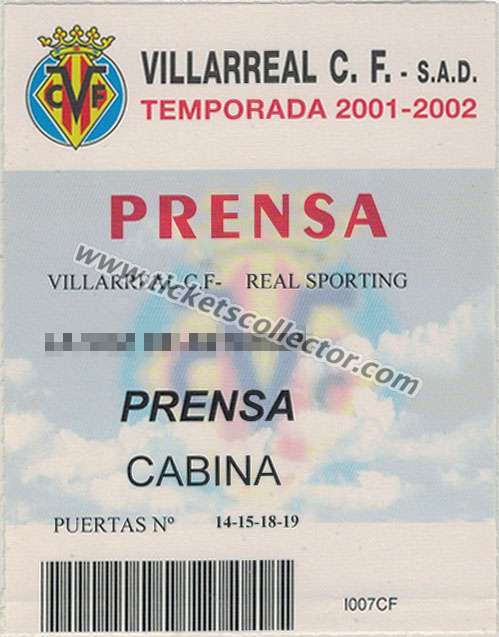 2001-02 Villarreal Sporting