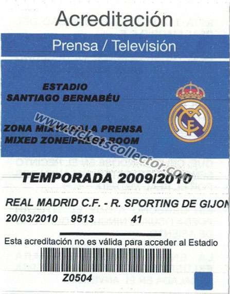 2009-10 Real Madrid Sporting