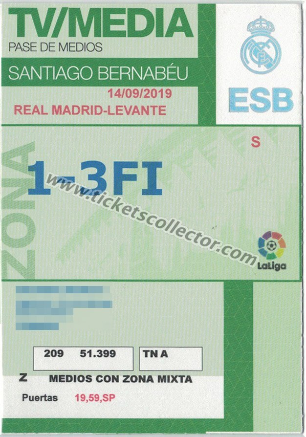 2019-20 Real Madrid Levante