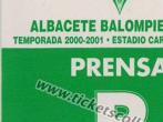 2000-01 Albacete Sporting