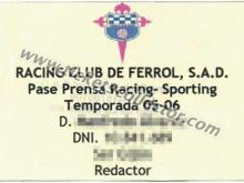 2005-06 Ferrol Sporting amistoso