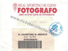 1991-92 Sporting Real Madrid copa