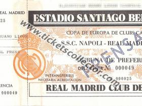 C1 1987-88 Real Madrid Nápoles